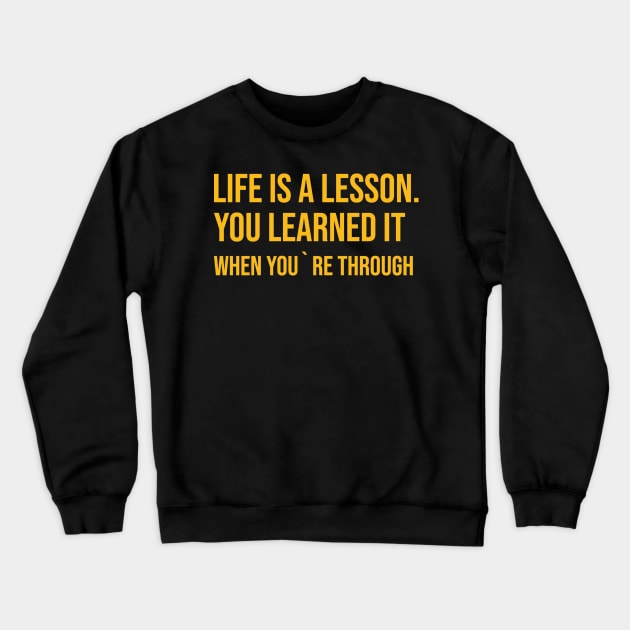 Limp Bizkit - Life is a Lesson You Learned It Crewneck Sweatshirt by Lookiavans